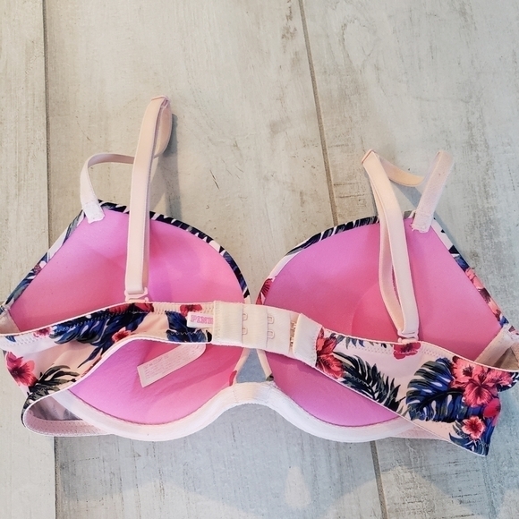 VICTORIA'S SECRET PINK Hawaiian Print Push Up BrA - Picture 2 of 4